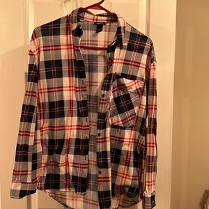 Plaid button up shirt